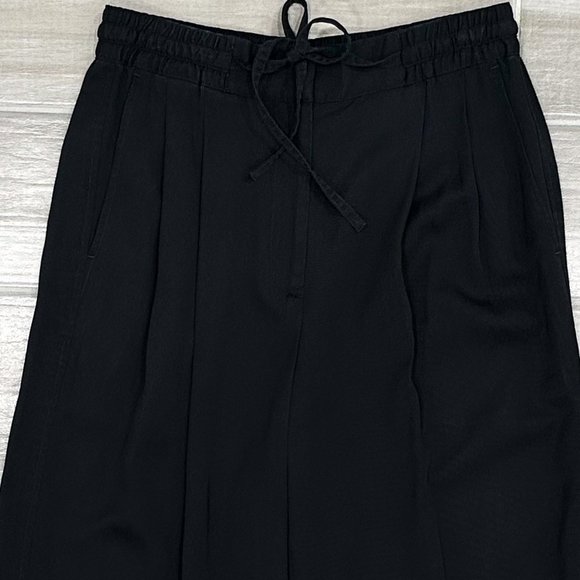 Club Monaco Signature Elasticated Pleated Trouser Pants in Black Women’s Size S - Picture 8 of 16